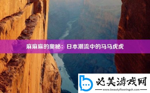 麻麻麻的奥秘：日本潮流中的马马虎虎！