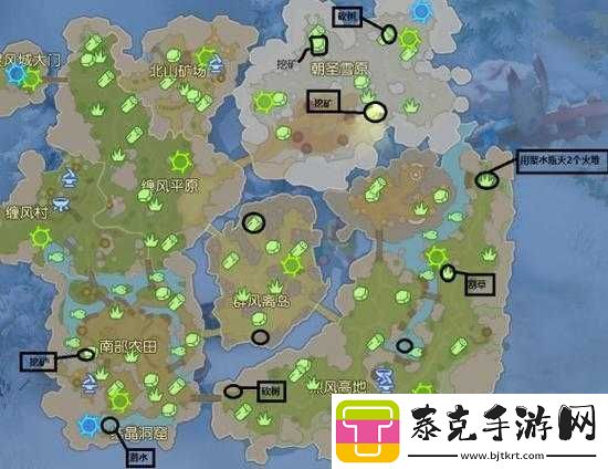 海岛纪元龙焰平原元素之灵坐标大全：元素之灵位置汇总！
