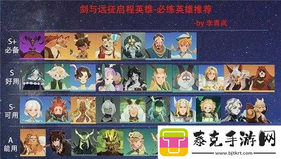 剑与远征启程强度榜：英雄实力一目了然！
